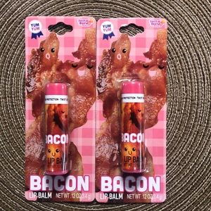 2 Pkgs Lotta Luv Lip Balm Bacon